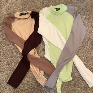 Prettylittlething bodysuits NWOT